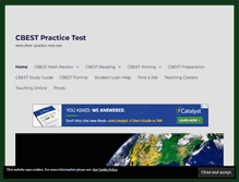 Tablet Screenshot of cbest-practice-test.com